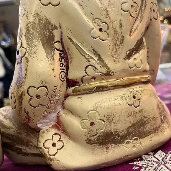 Vintage Pair of Porcelain Oriental Figurines - Picture 6 of 7